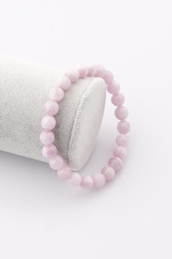 Kunzit Doğal Taş Bileklik 6 mm