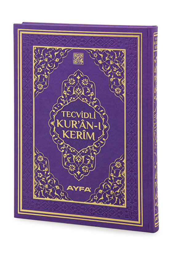 Tecvidli Kuranı Kerim - Termo Deri - Cami Boy - Lila Renkli - Ayfa Yayınevi - Bilgisayar Hatlı