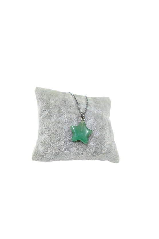 Aventurin Yıldız Doğal Taş Kadın Kolye