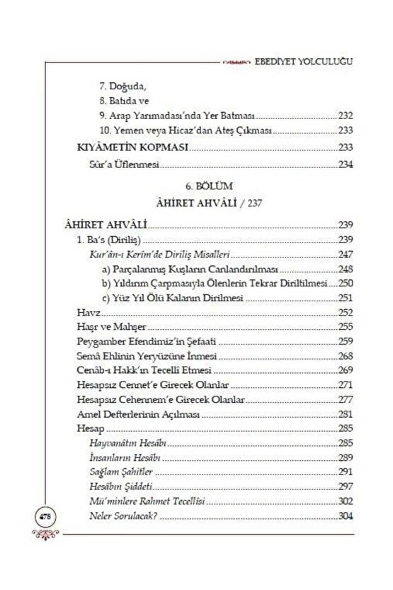 Ebediyet Yolculuğu Ölüm, Kabir, Kıyamet Ve Ötesi