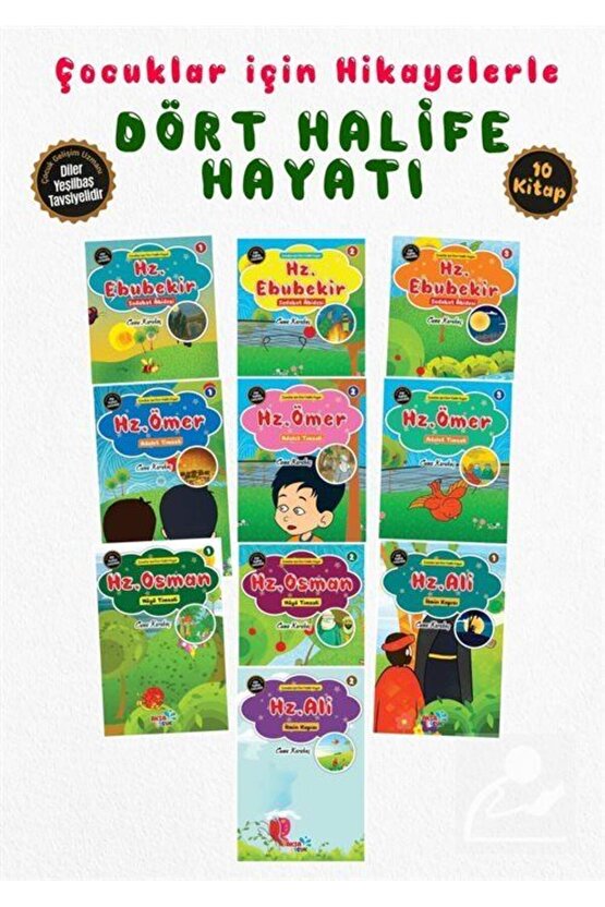 Çocuklar Için Hikayelerle Dört Halife Hayatı (10 KİTAP SET)