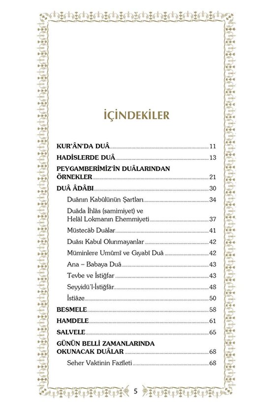 Dualar ve Zikirler (Karton Kapak) - Mahmud Sami Ramazanoğlu