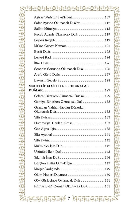 Dualar ve Zikirler (Karton Kapak) - Mahmud Sami Ramazanoğlu