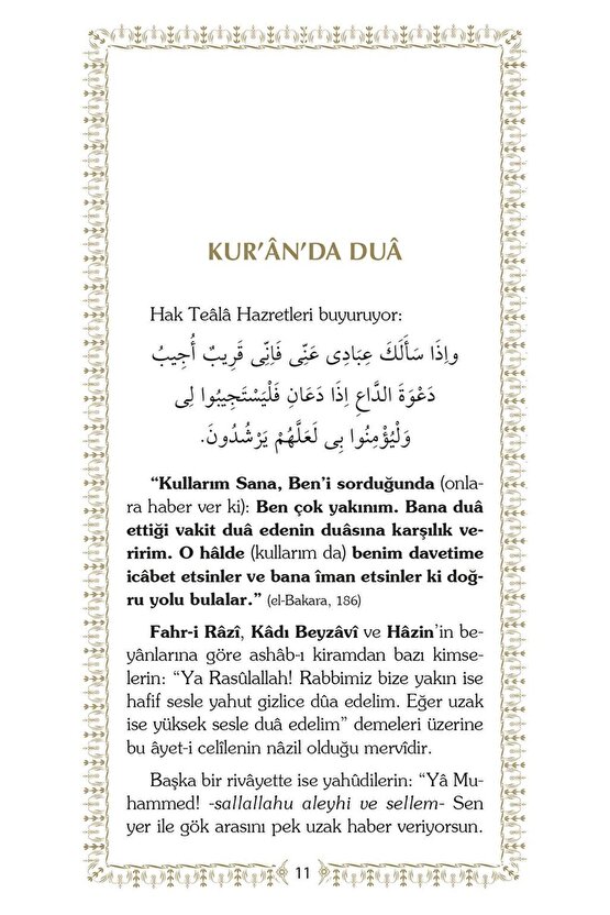 Dualar ve Zikirler (Karton Kapak) - Mahmud Sami Ramazanoğlu