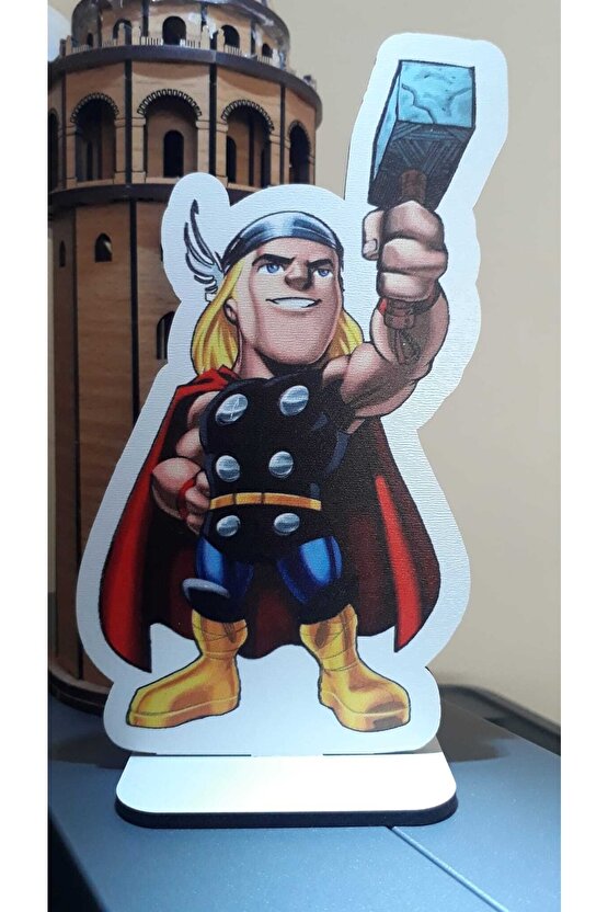 Thor Masaüstü Ahşap Biblo