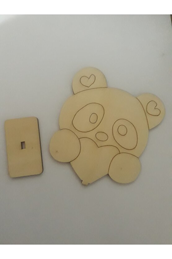 Beceri Geliştiren Ahşap Biblo Boyama 3lü