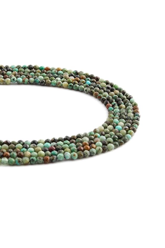 Afrika Turkuaz Doğal Taş Küre Kesim 2mm Dizi