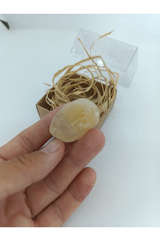 SİTRİN TAŞI BİBLO HAM DOĞALTAŞ BİBLO (30-35 gr)