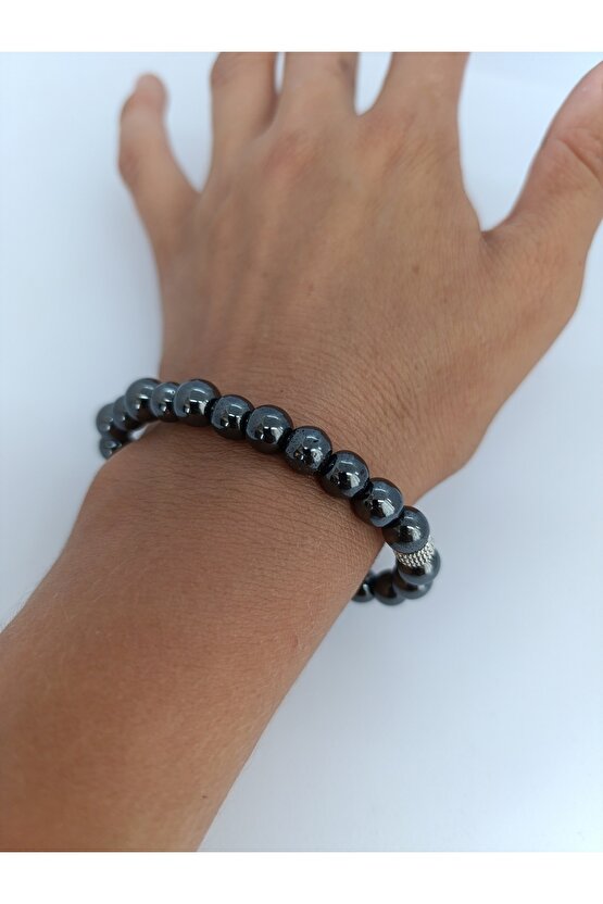 DOĞALTAŞ BİLEKLİK HEMATİT TAŞI BİLEKLİK-1083