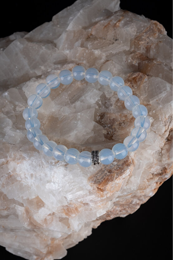 Unisex Opalit Ay Taşı Zayıflama Bilekliği