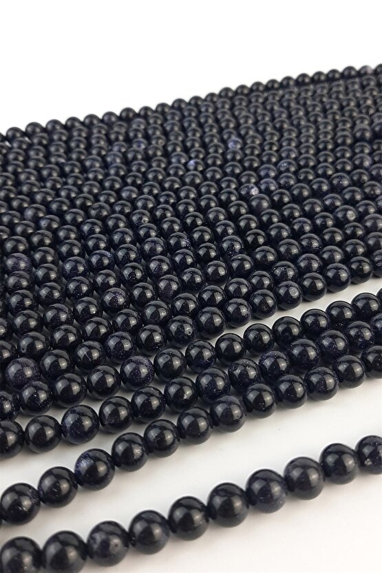 Lacivert Yıldız Taşı Doğal Taş 8 Mm 1 Dizi Helsinki