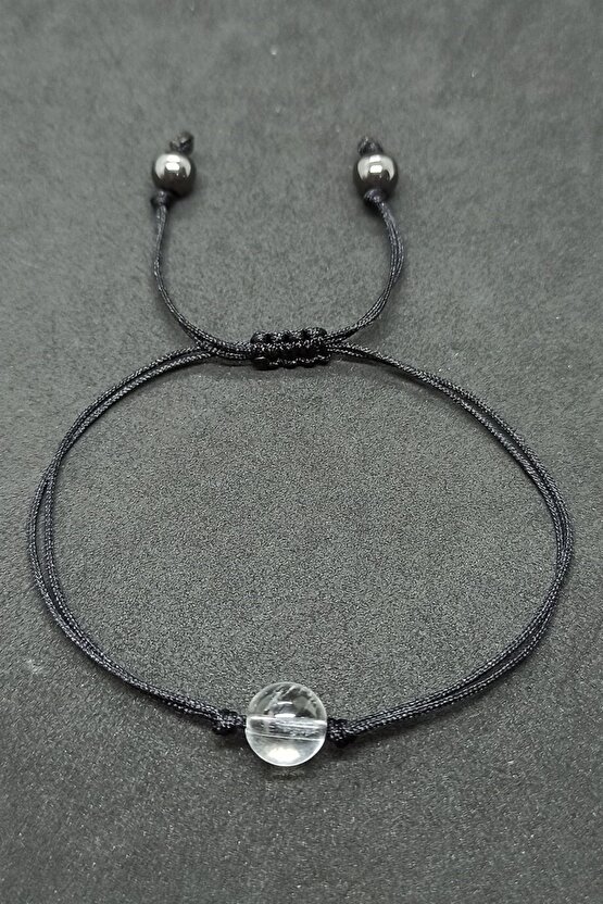 Kristal Kuvars Doğal Tek Taş Bileklik Helsinki