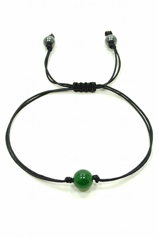 Yeşim Doğal Tek Taş Bileklik Helsinki