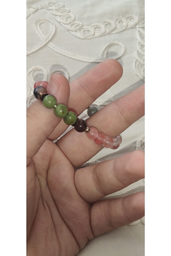 Yengeç Burcu  Doğaltaş Bilekliği