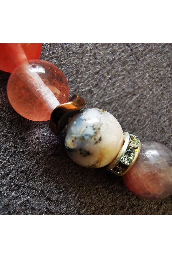 Terazi Burcu  Doğaltaş Bilekliği