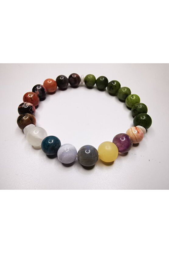 Aşk Mutluluk Sağlık Doğaltaş Bilekliği