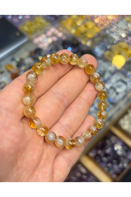 Sitrin Doğal Taş Bileklik