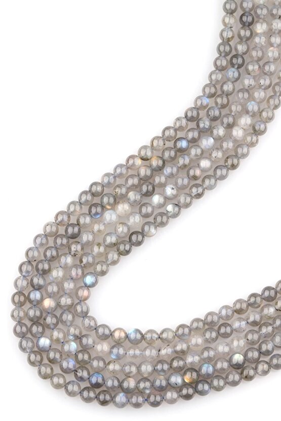 Labradorit Doğal Taş Dizi 6 Mm Küre Kesim