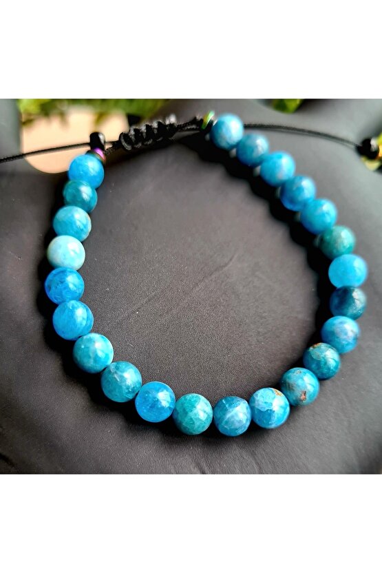 Apatit Doğal Taş Bileklik (EL YAPIMI TASARIM ÜRÜNLER)