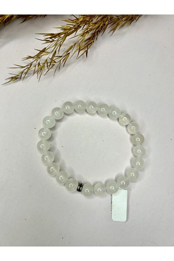 Selenit Taşı Bileklik-%100 Orijinal Ve Sertifikalı