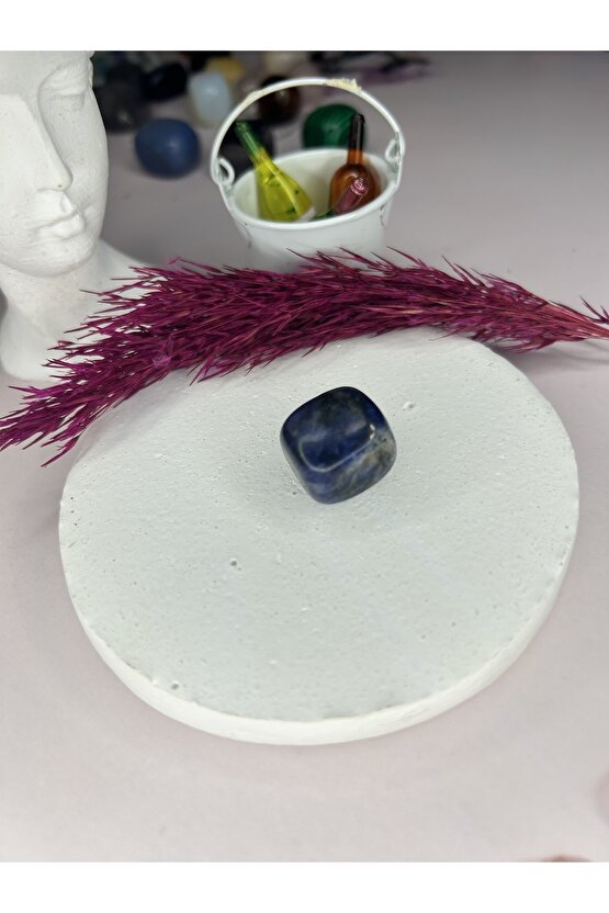 Sodalit Doğal Taş-%100 Orijinal Doğal Taş