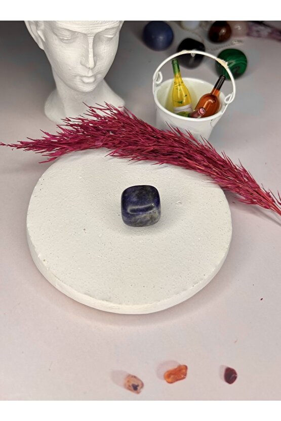 Sodalit Doğal Taş-%100 Orijinal Doğal Taş