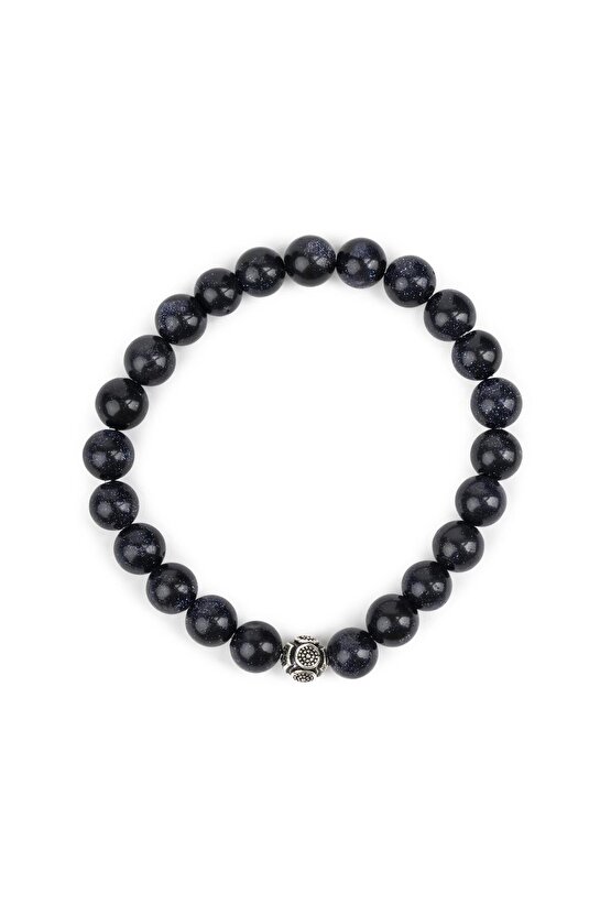 Mavi Yıldız Doğal Taş Gümüş Bileklik