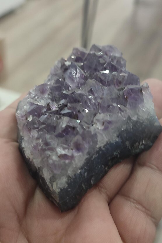 Ametist Taşı Brezilya Ham Dekoratif Kütle 190 Gr