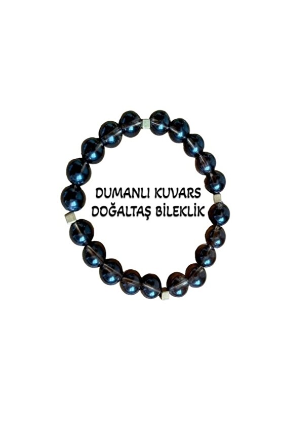 DUMANLI KUVARS DOĞALTAŞ BİLEKLİK