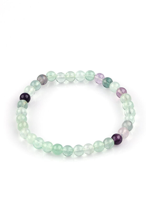 Mat Oniks Doğal Taş Bileklik 6mm Küre Kesim