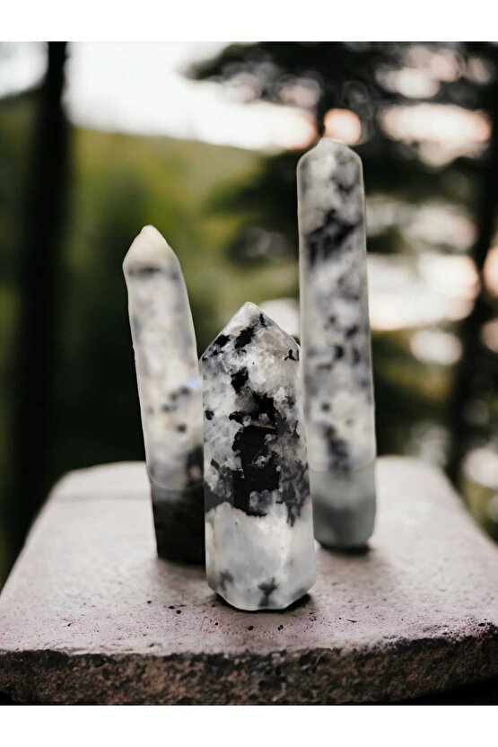 AY  TAŞI DOĞAL TAŞ KAZIK (SERTİFİKALI) KULE