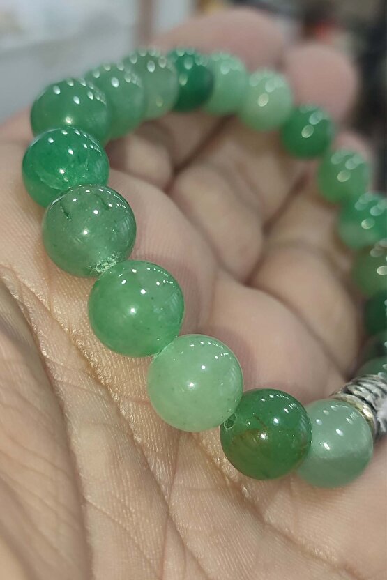 Aventurin Taşı 10 mm Natural Doğaltaş Bileklik