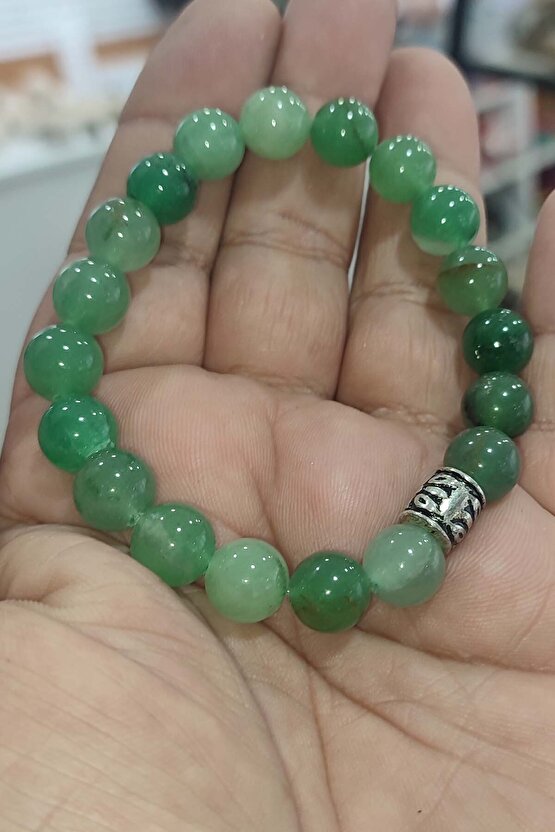 Aventurin Taşı 10 mm Natural Doğaltaş Bileklik