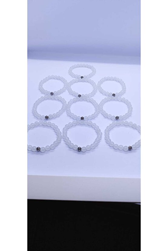 Fosforlu Kedigözü 10Lu Bileklik-Karanlıkta Parlar-Sevgili Arkadaş Kombini Hediyelik Aksesuar