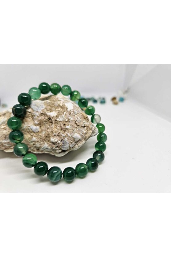 Yeşil  Akik Bileklik
