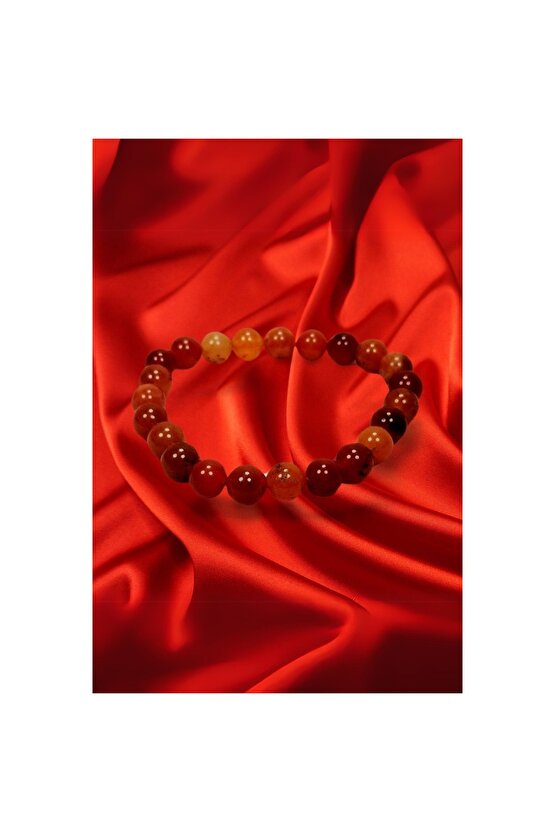 Akik Doğal Taş Bileklik Kutulu