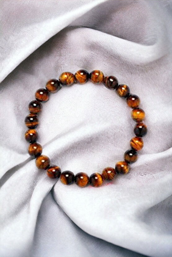 Kaplan Gözü Bileklik Orijinal Gerçek Kaplan Gözü Bileklik Esnek Misina Her Bileğe Uygun