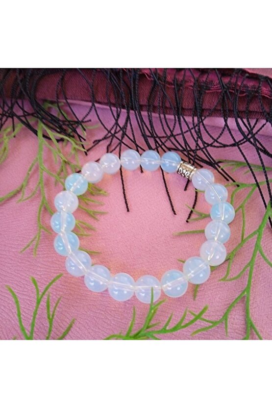 Doğaltaş Bileklik, Opalit Taşı, 8mm