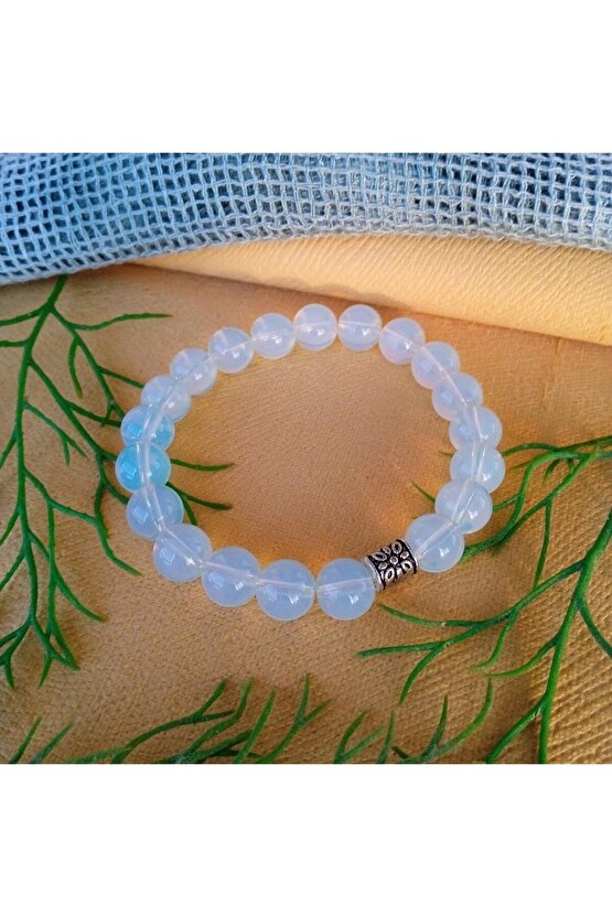 Doğaltaş Bileklik, Opalit Taşı, 8mm