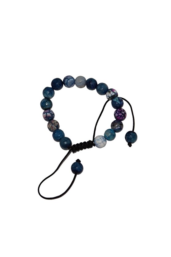 Ayarlanabilir İpli Parlak Lapis Lazuli Doğal Taş Bileklik