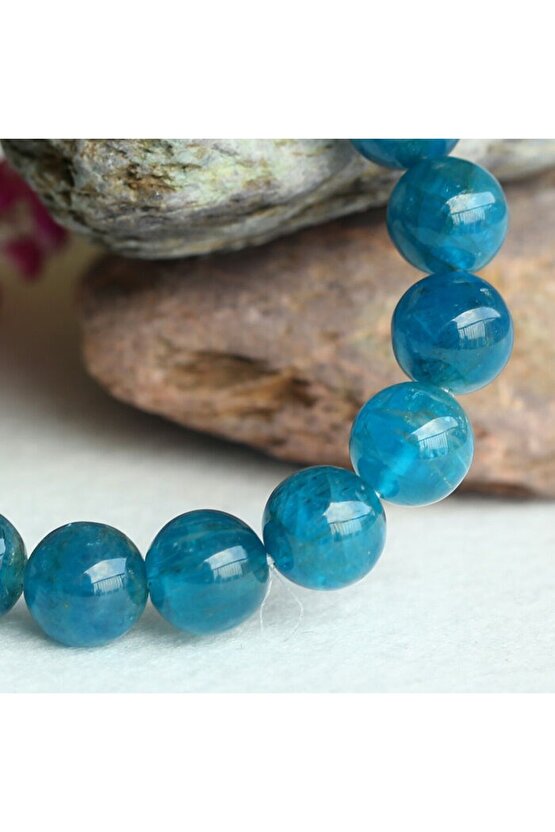 Apatit Doğal Taş Bileklik 10 mm