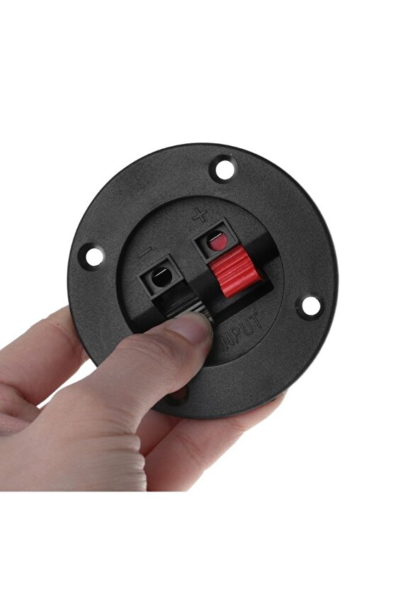 Kabin Hoparlör Terminali Yuvarlak Ikili 2 Adet Uyumlu