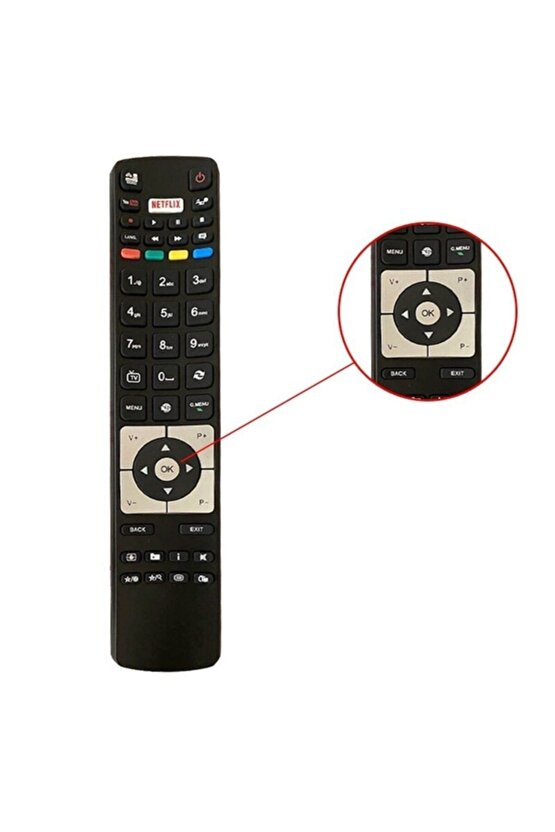 49tf6520 Uyumlu Netflix Smart Led Tv Kumandası