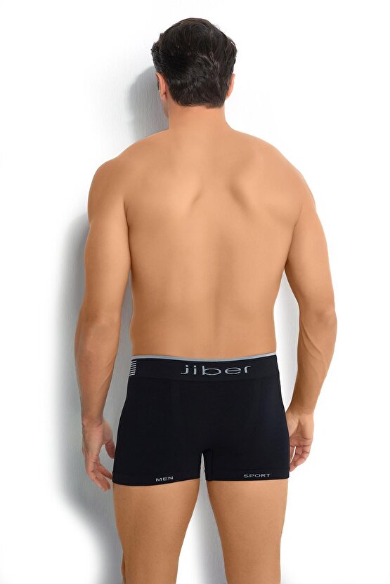 Erkek Mikrofiber Dikişsiz Boxer Siyah  276