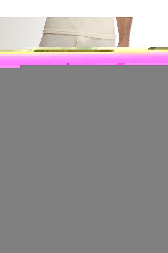 Erkek Krem Yün Alt Içlik