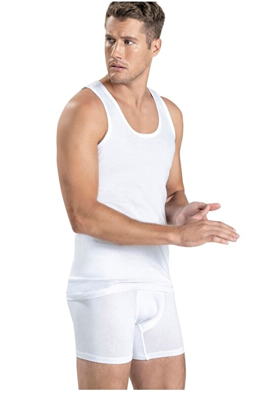 101 Erkek Penye Geniş Askılı Atlet Tekli