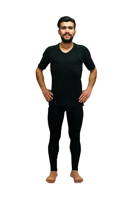 Termal Erkek Yarım Kol Takım Içlik Termal Alt Üst Içlik