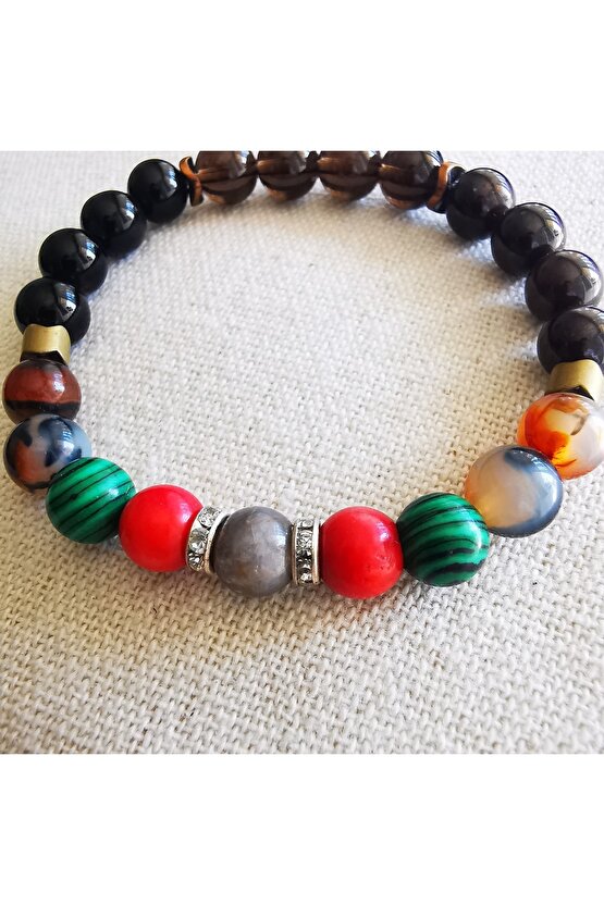 Oğlak Burcu  Doğaltaş Bilekliği