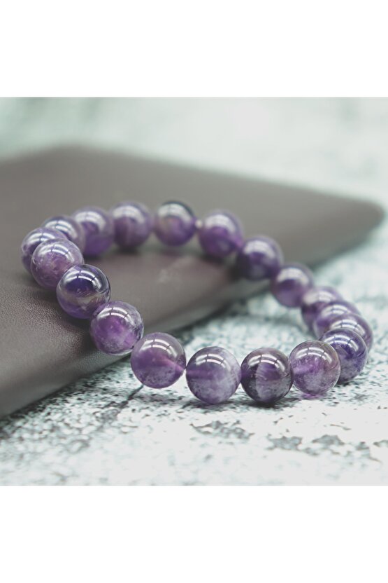 Ametist Doğaltaş Bilekliği