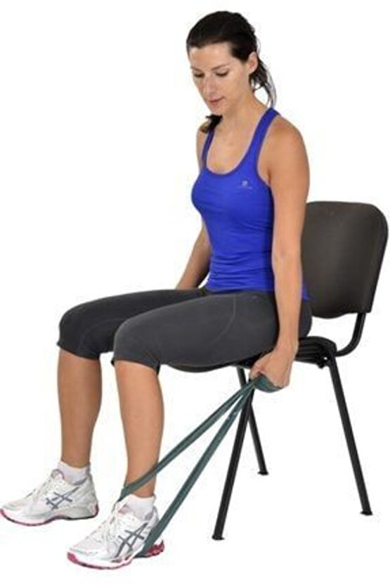 Mvs Pilates &Yoga Egzersiz Bandı Theraband Yeşil Renk Orta1.5 Mt